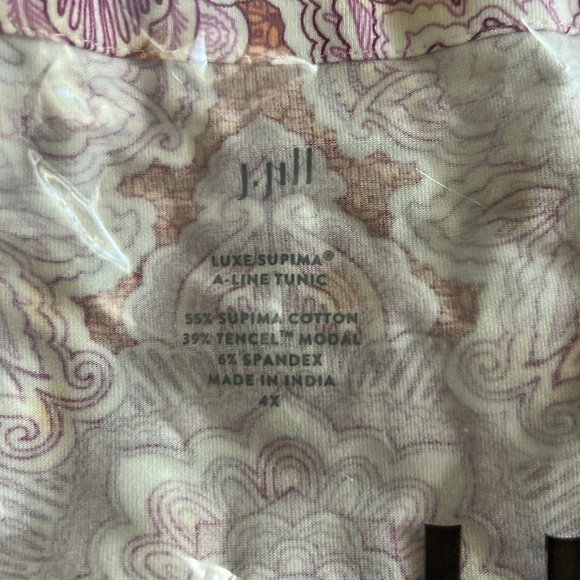 J Jill A-Line Floral Print Top (NWT) - Picture 6 of 6